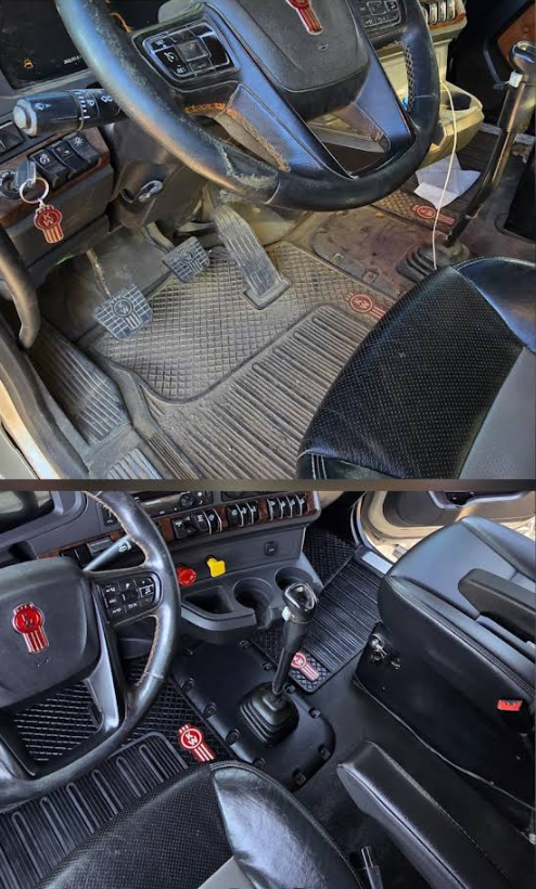 Kenworth Interior · Before & After